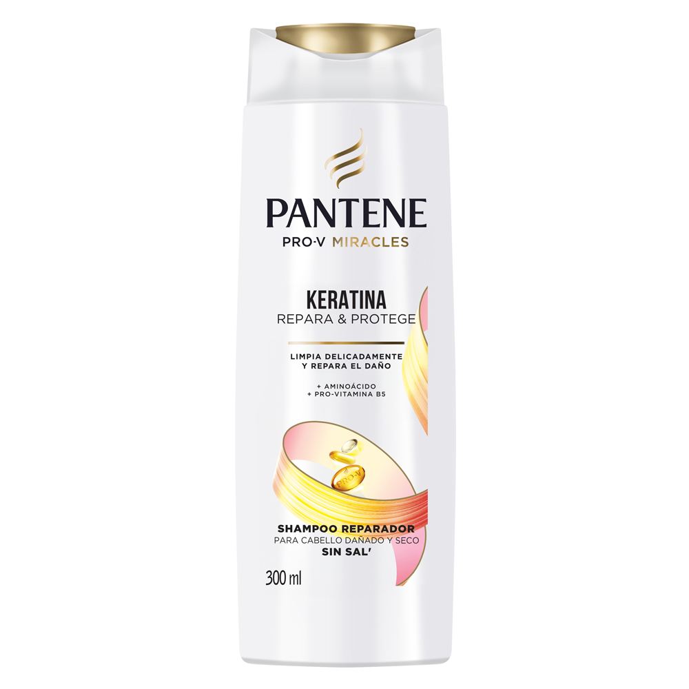 Pantene Shampoo Reparador Sin Sal Keratina